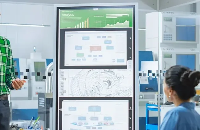 Een team krijgt een debrief.