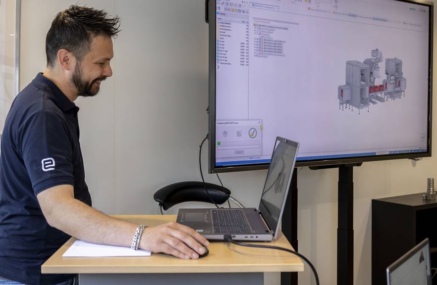 Niels geeft training