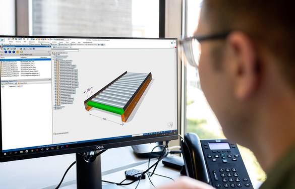 Design Configurator op scherm
