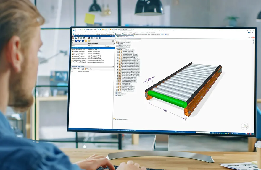 Een engineer aan het werk modularisatie