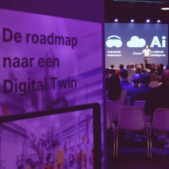 sfeerbeeld van AI-sessie op het enginia event 2024