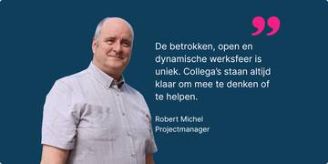 kennismaking met Rober Michel Projectmanager Enginia