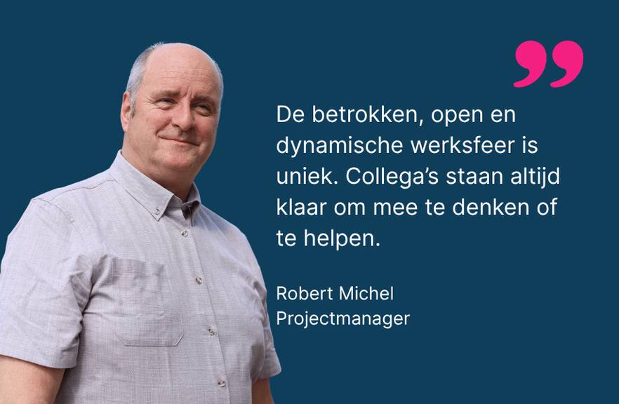 kennismaking met Rober Michel Projectmanager Enginia