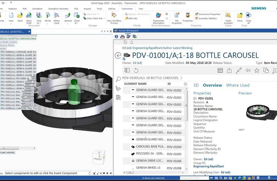 Solid Edge  data management-Teamcenter Active Workspace