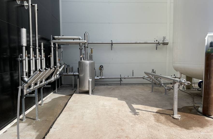 Voorbeeld van cryogene leidingsystemen van Demaco