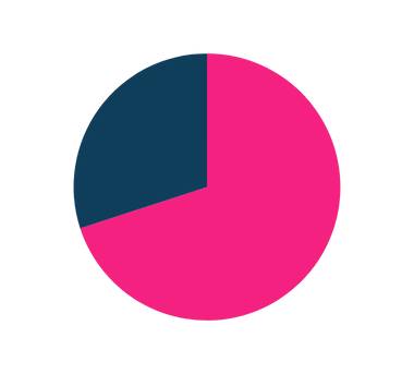 cirkeldiagram ter illustratie
