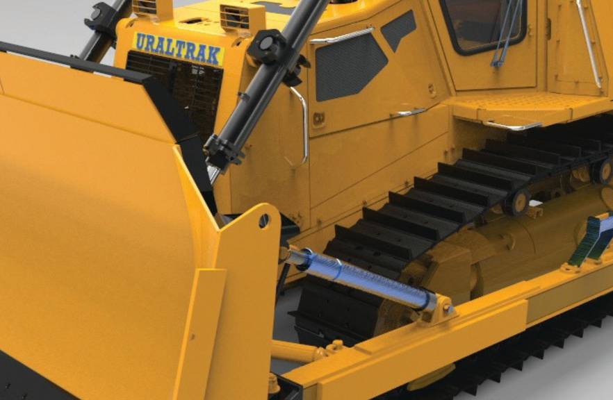 grote samenstelling buldozer