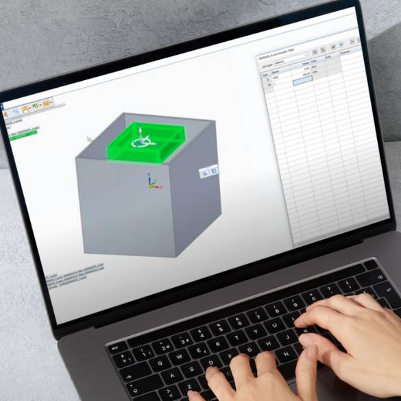 training Solid Edge Parametriseren op laptop 7z0x720 parametriseren in Solid Edge